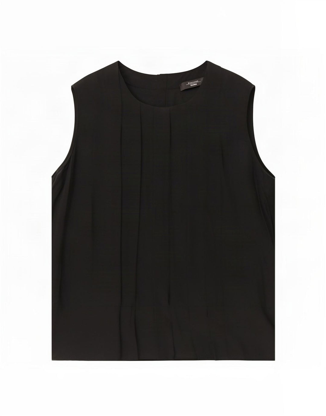 Blusa feminina sem mangas de fim de semana Max Mara Reino Unido 16 grande preta