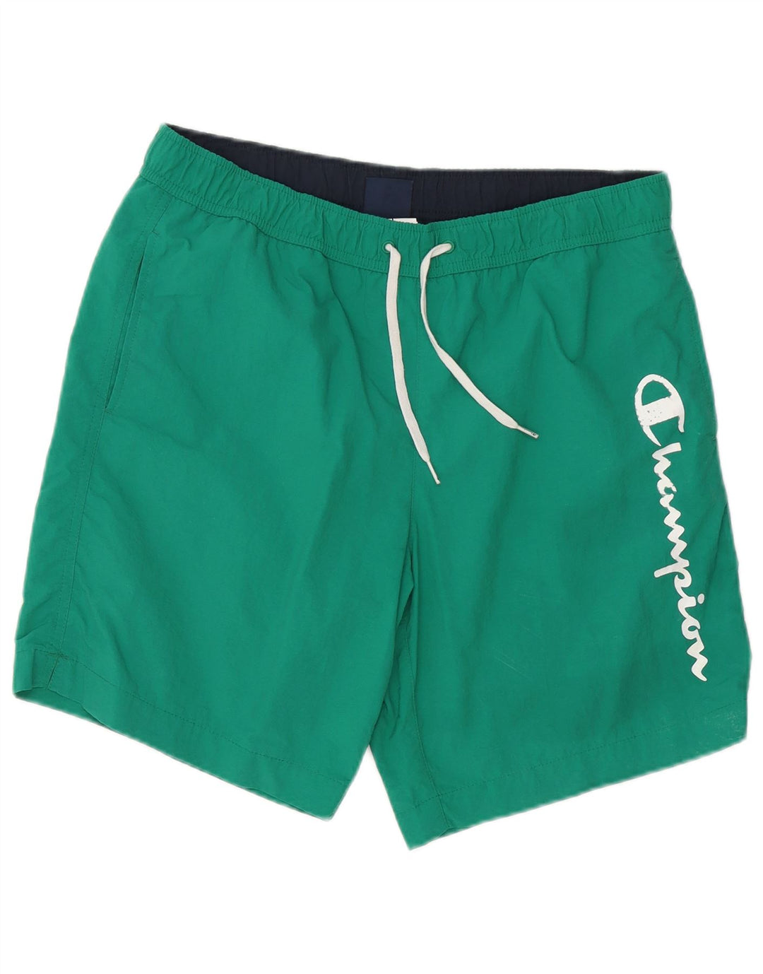 Shorts de natação masculino Champion Graphic grande poliéster verde