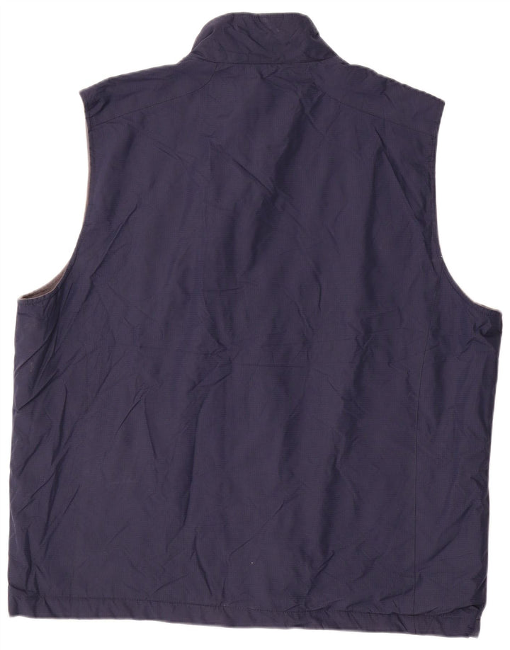 IZOD Masculino Utility Gilet UK 42 XL Poliéster Azul Marinho