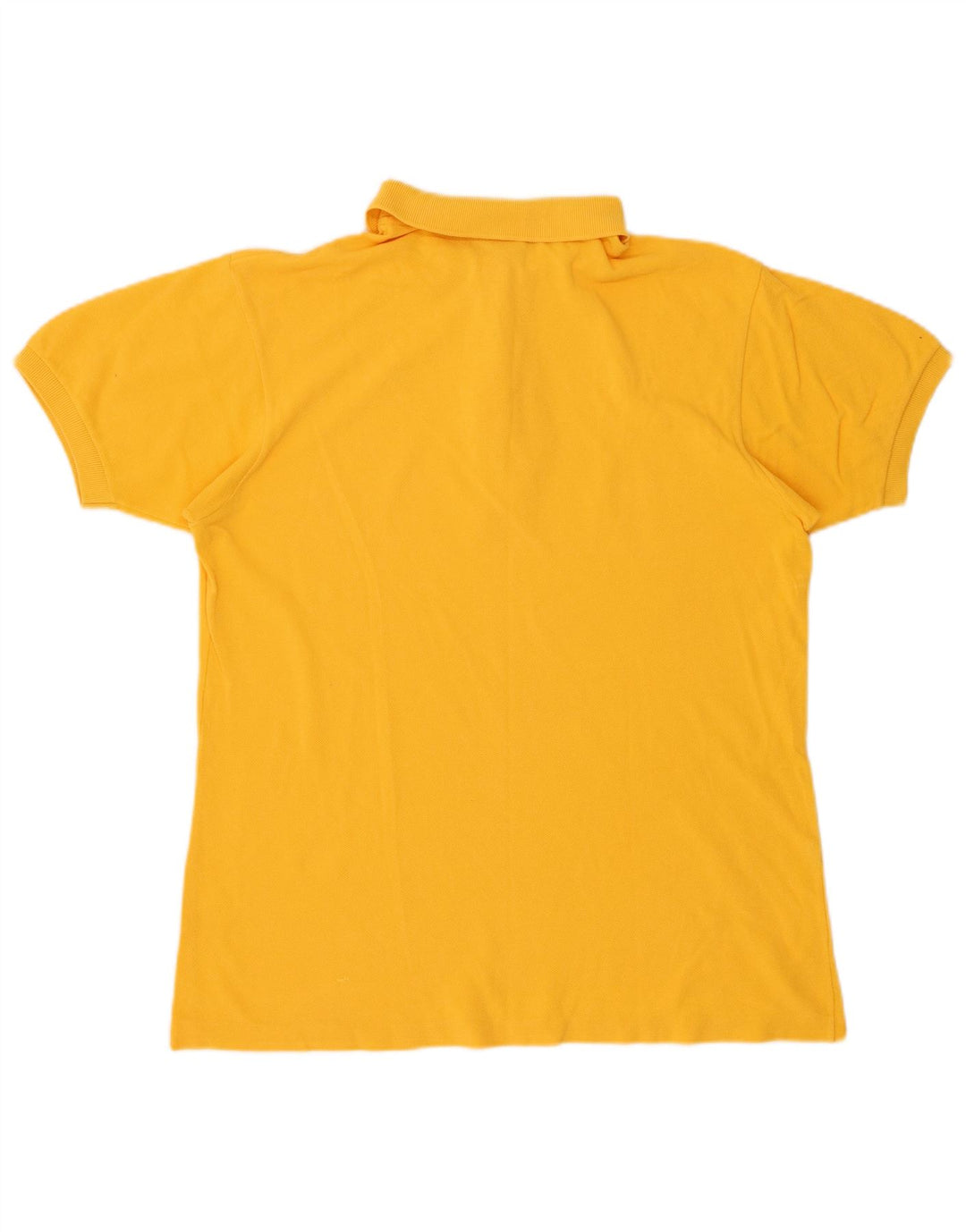 Camisa polo feminina LACOSTE tamanho 44 grande algodão amarelo