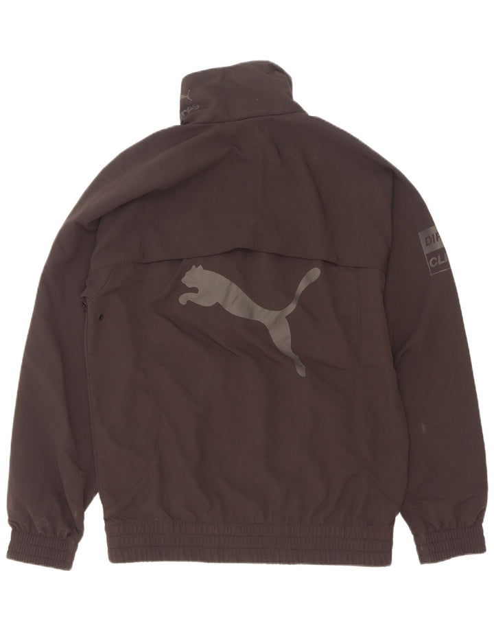 Puma Mens Pleasures Graphic Tracksuit Top Jaqueta Pequena Preto Nylon
