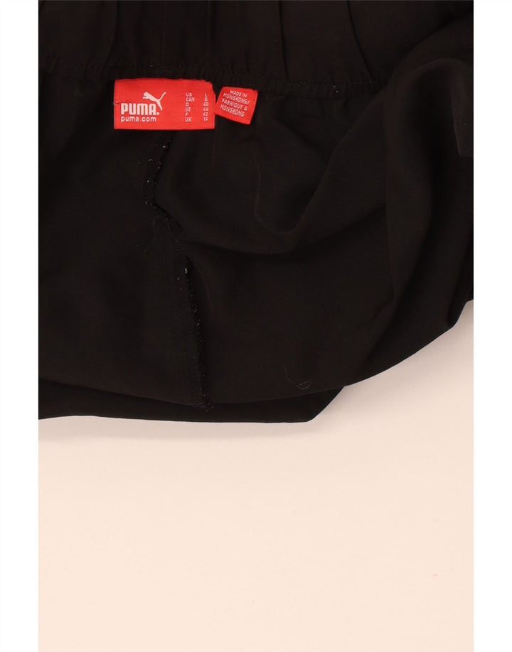 Shorts esportivos femininos Puma UK 14 grandes pretos