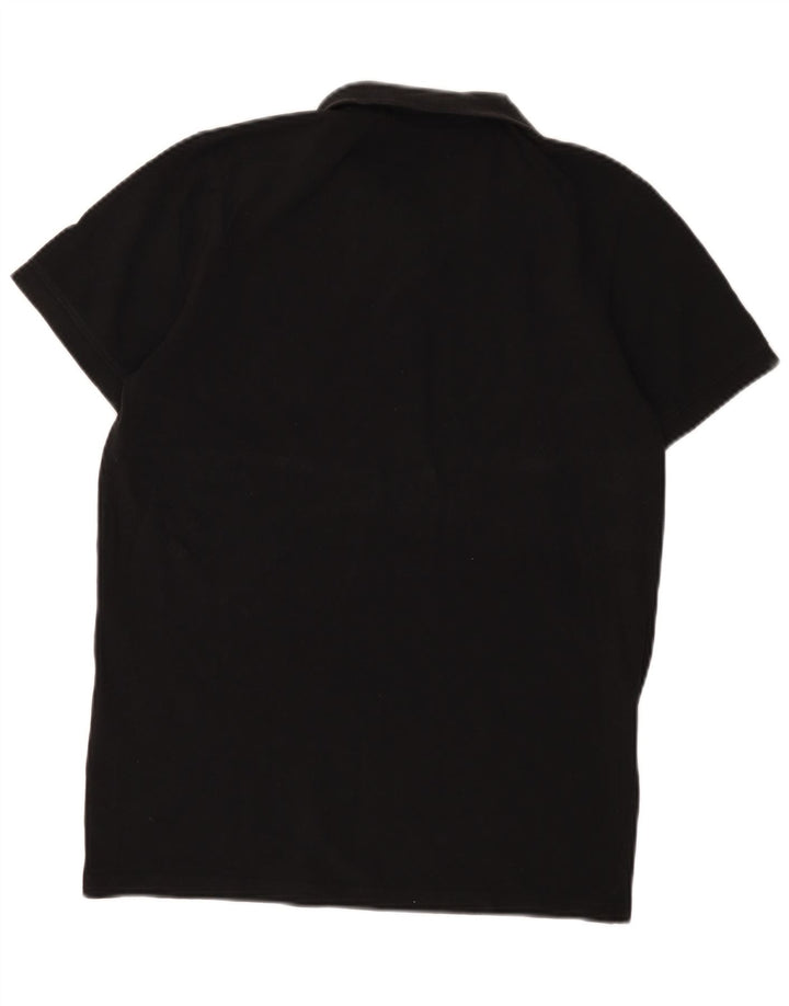 Camisa polo masculina Jack & Jones grande algodão preto