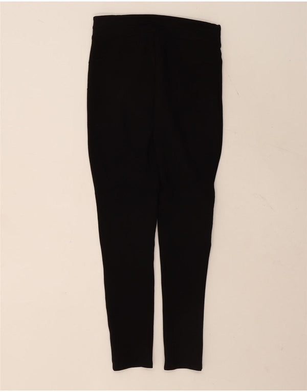 Zara Womens Crop Skinny Casual Trousers Medium W28 L25 Black Colourblock