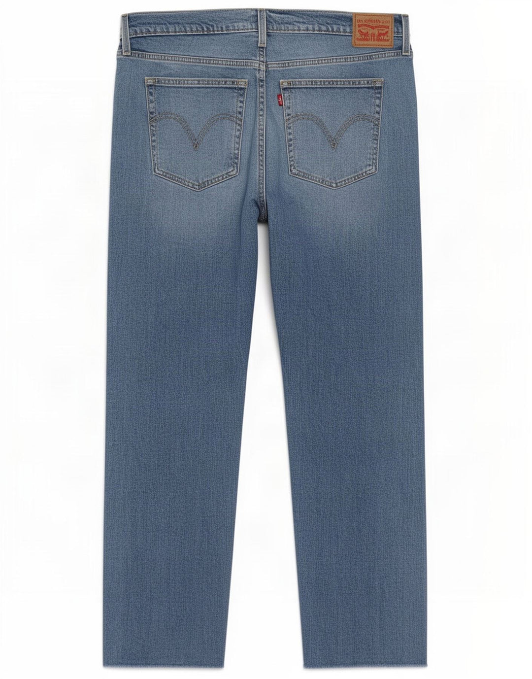 Jeans retos femininos Levi's W34 L27 algodão azul