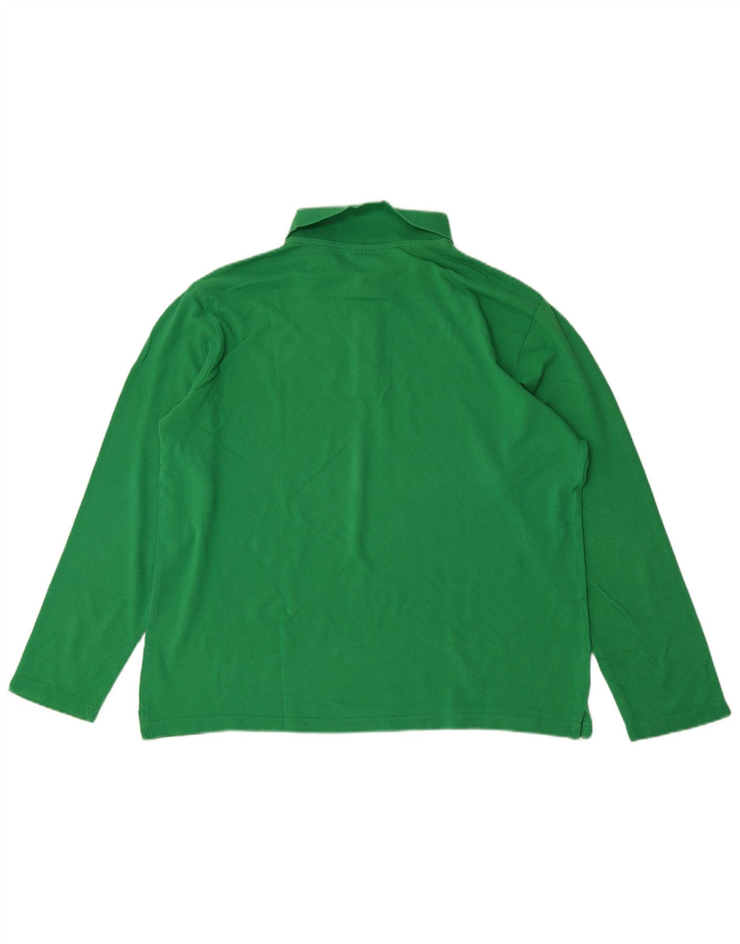 Camisa polo masculina de manga comprida Kappa grande verde