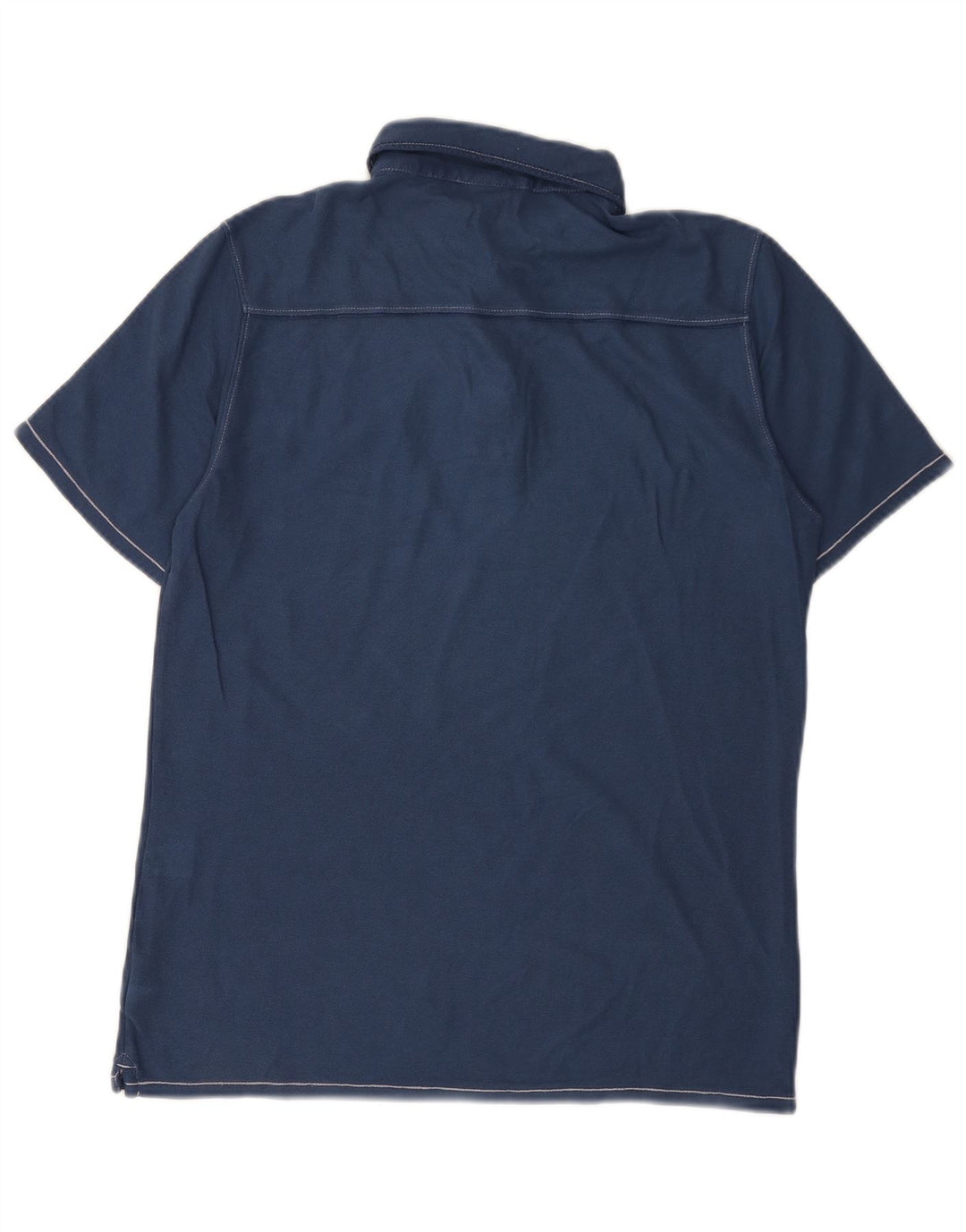 Camisa polo masculina Dkny pequena algodão azul marinho