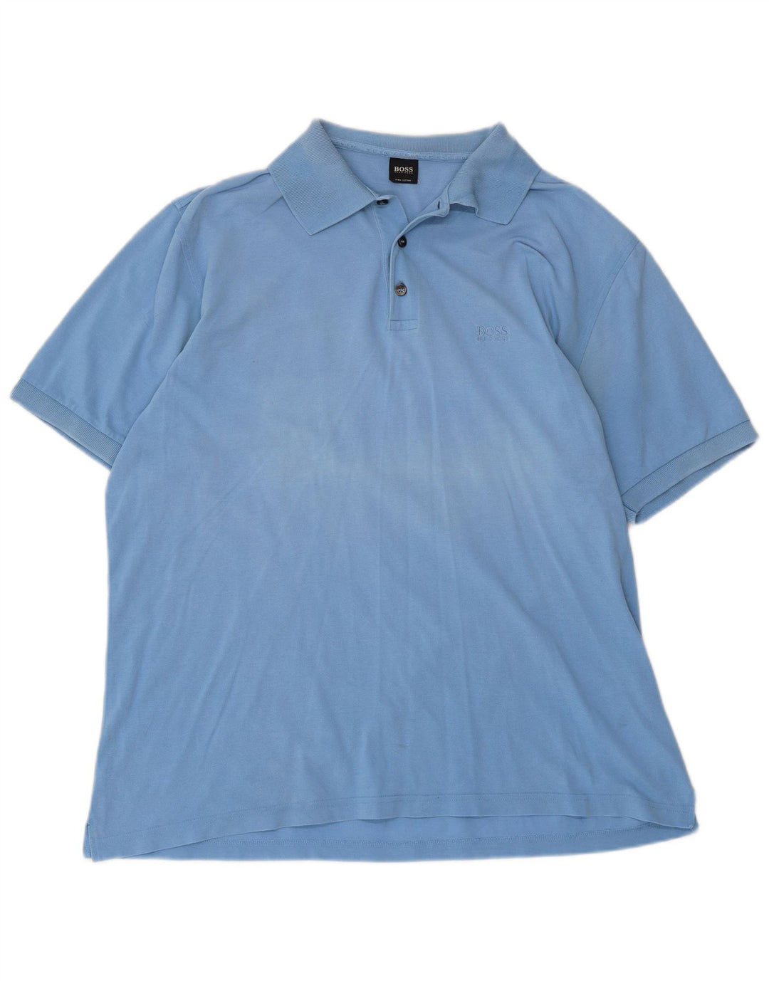 Camisa polo masculina HUGO BOSS XL algodão azul