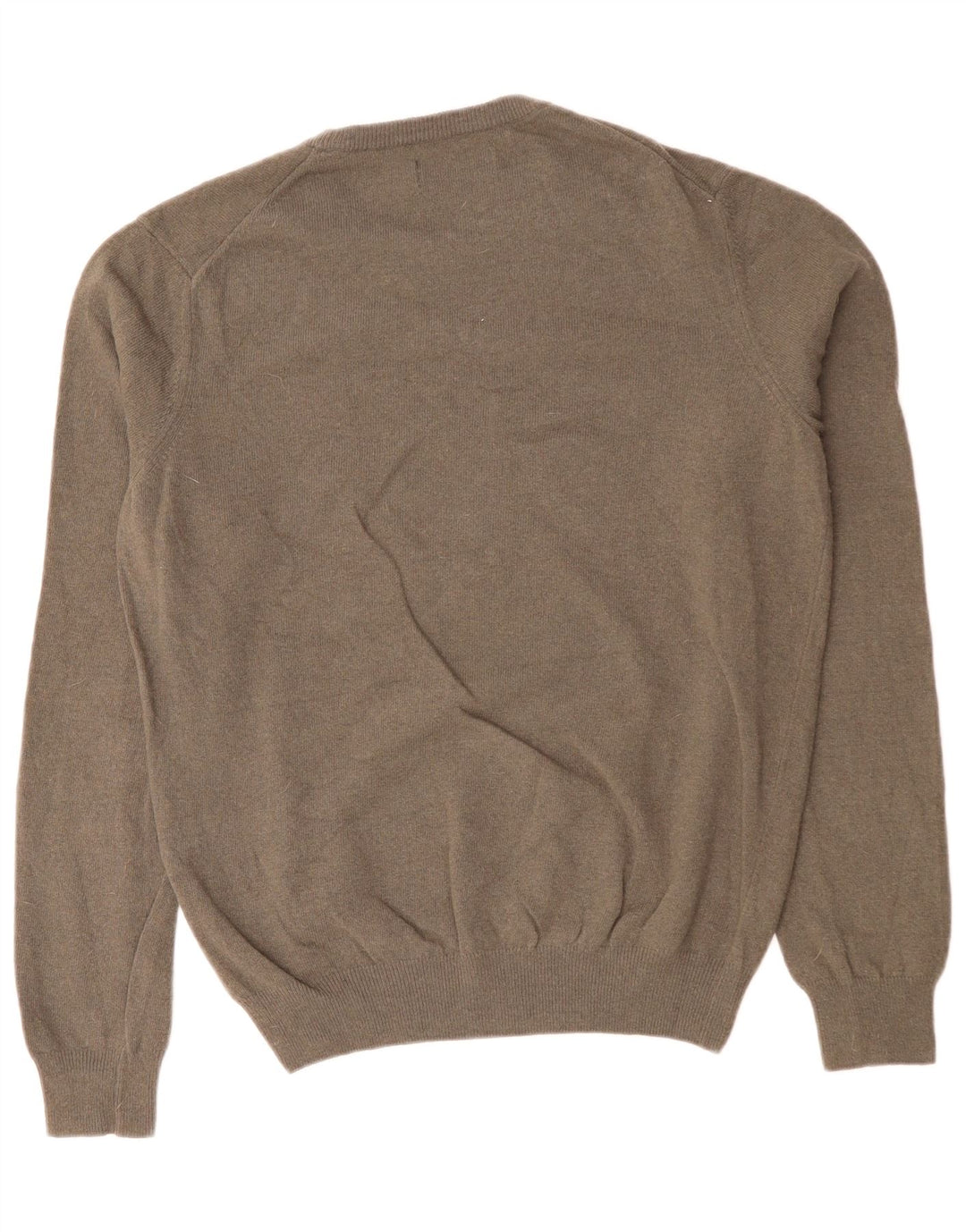 Suéter masculino TRUSSARDI com gola redonda, grande lã cinza