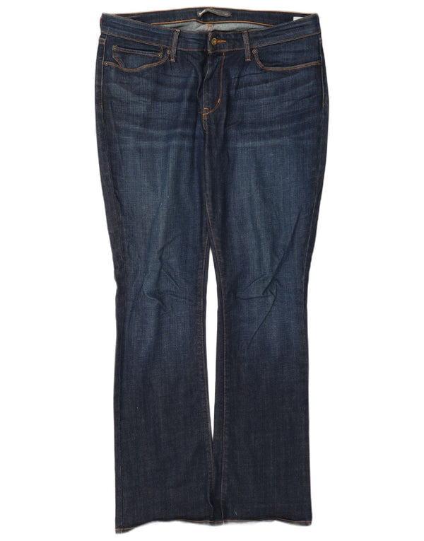 Jeans feminino Levi's cintura média bootcut W33 L32 algodão azul marinho