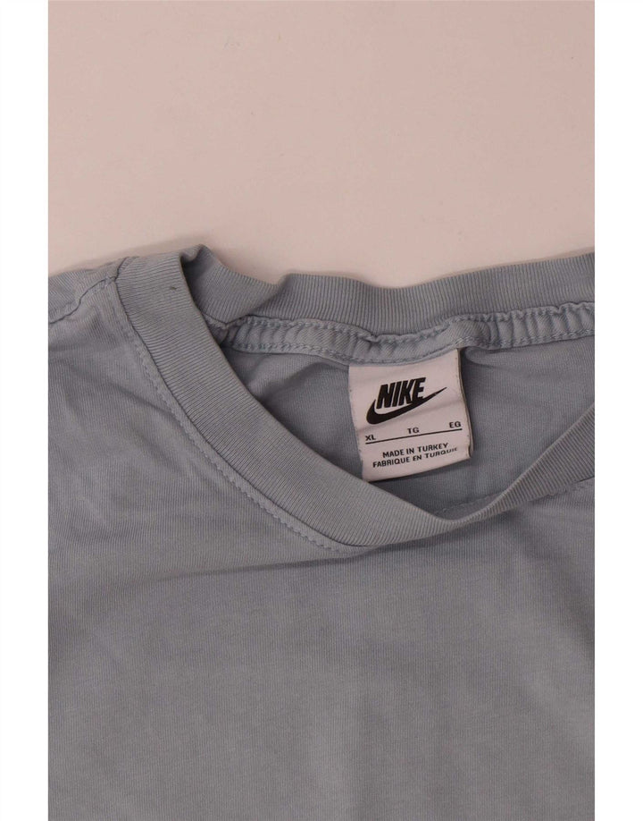 Camiseta masculina Nike Top XL algodão azul