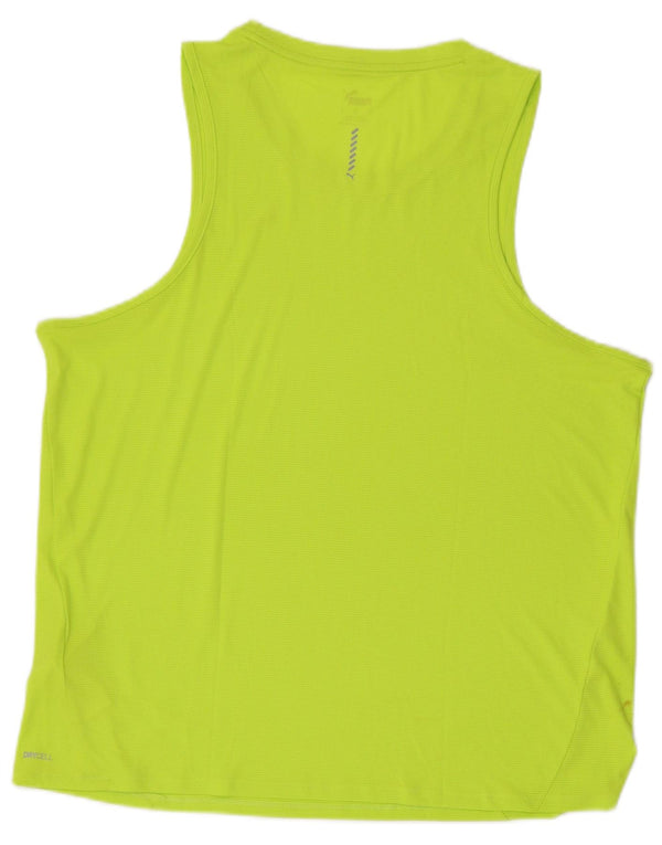 Puma Mens Colete Top XL Verde Poliéster