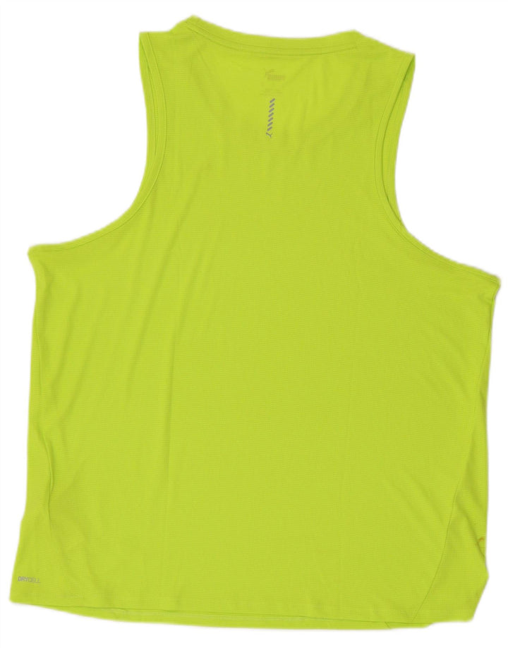 Puma Mens Colete Top XL Verde Poliéster