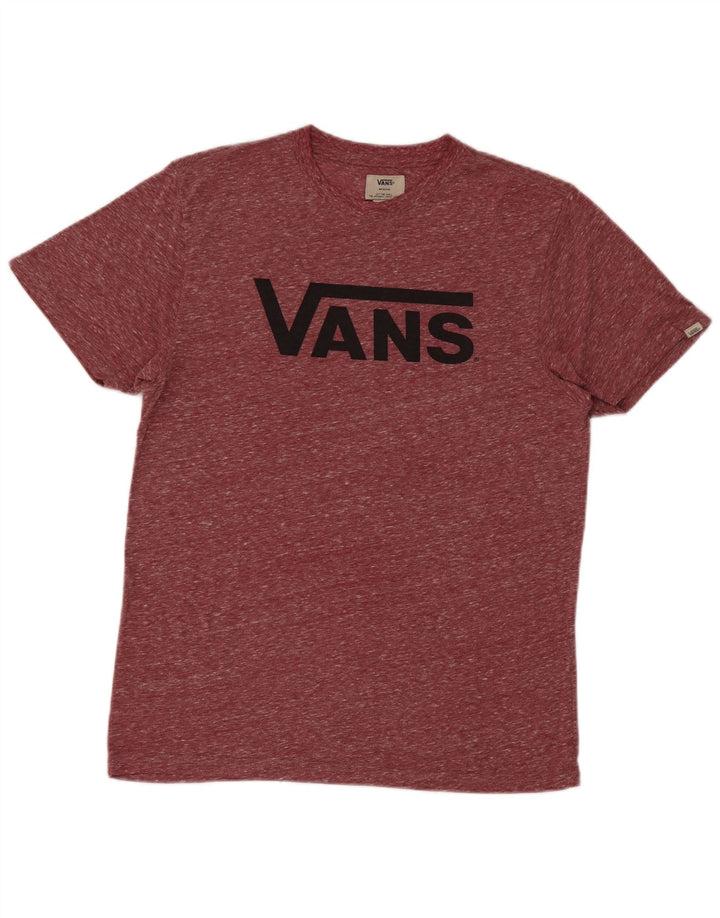 Camiseta masculina VANS Graphic Top médio marrom manchado