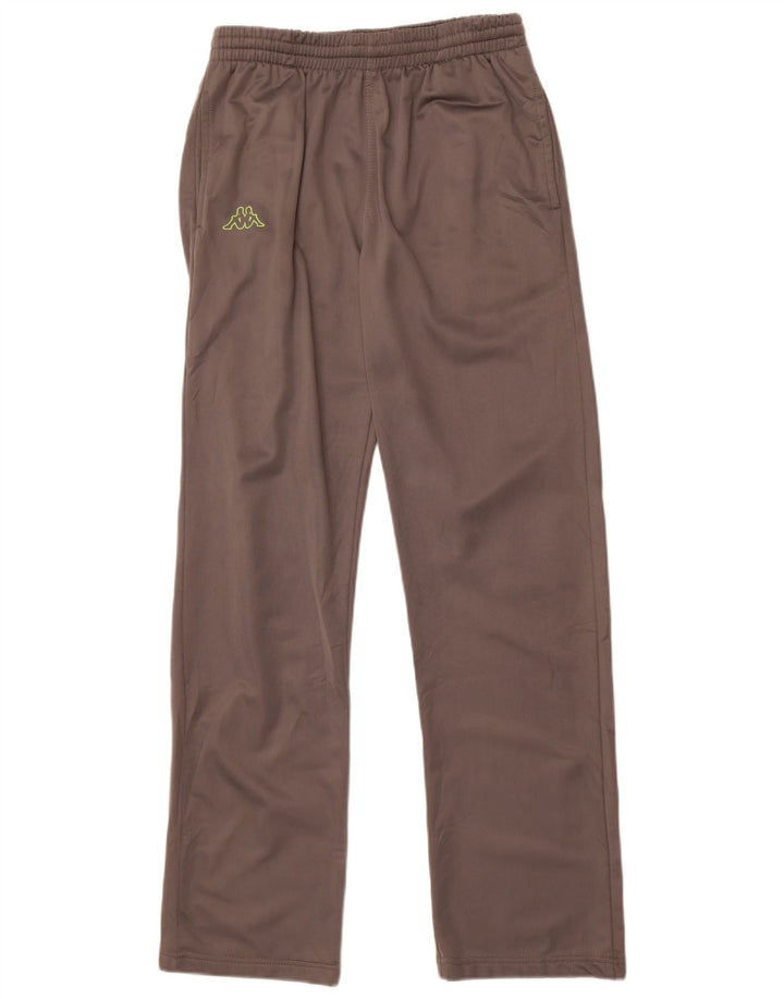 Calça de treino masculina Kappa poliéster cinza médio