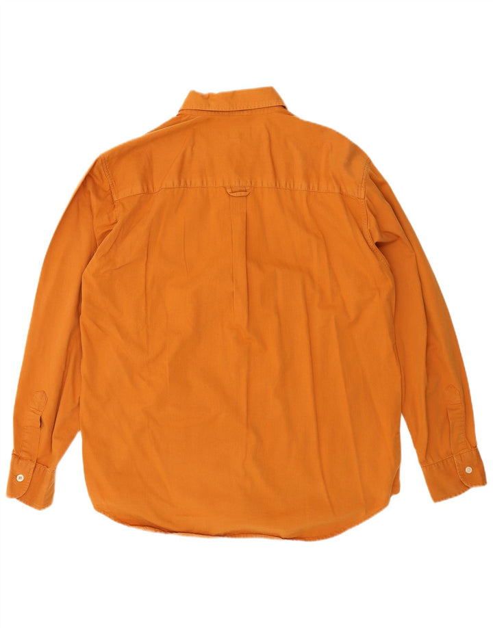 Camisa masculina Carrera grande algodão laranja