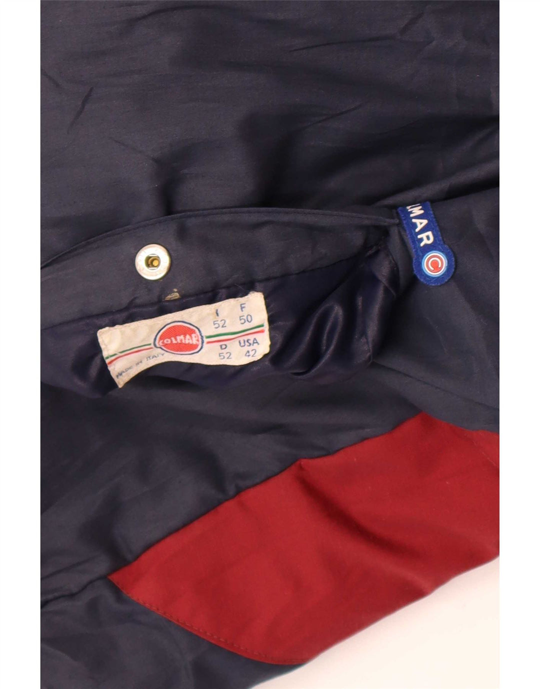 Jaqueta masculina gráfica reversível Colmar IT 52 XL azul marinho Colourblock