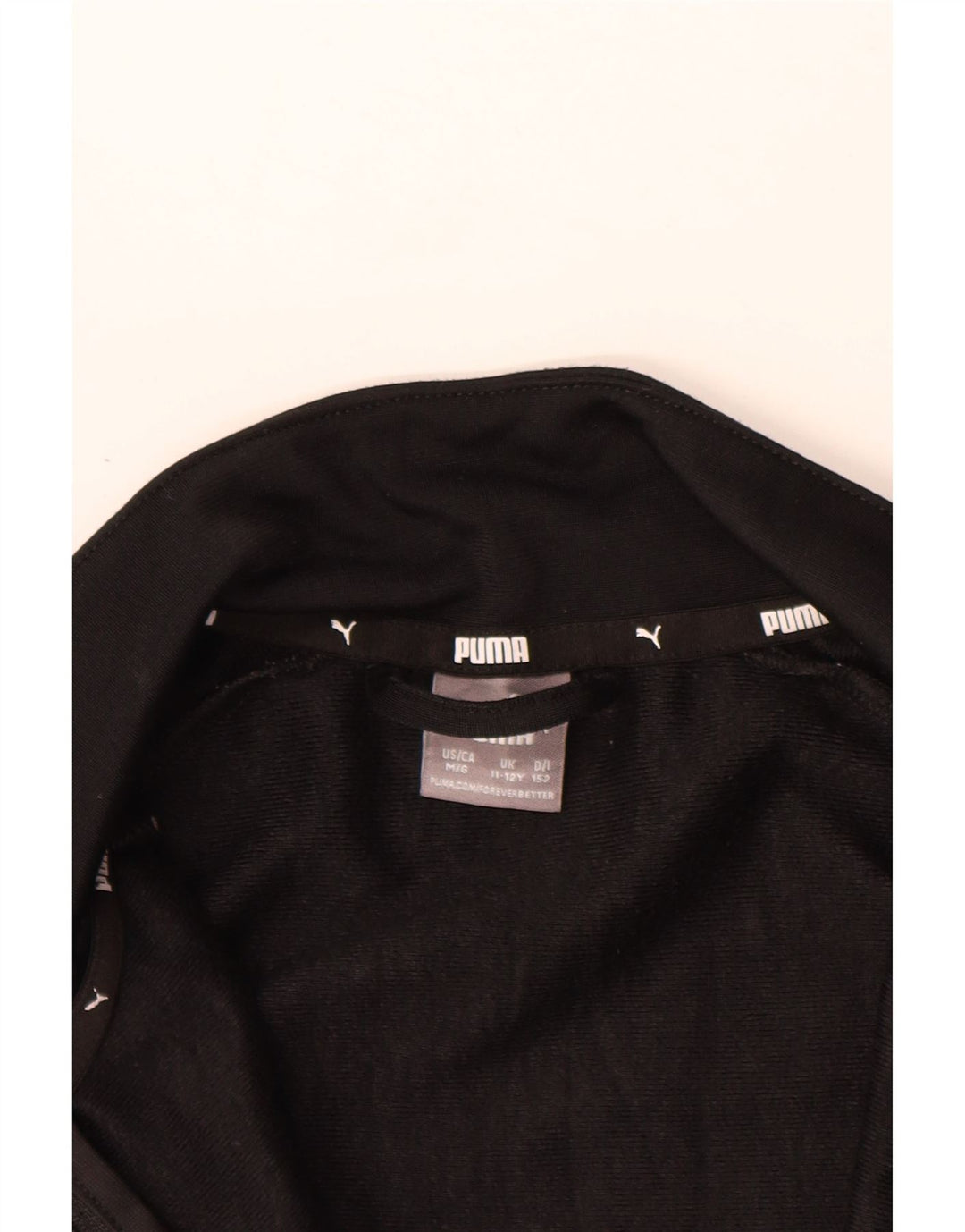 PUMA Meninos Graphic Tracksuit Top Jacket 11-12 Anos Preto