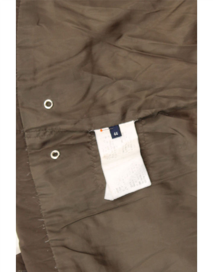 TRUSSARDI JEANS Womens Padded Jacket IT 44 Medium Brown Polyester Vintage Trussardi Jeans and Second-Hand Trussardi Jeans from Messina Hembry 