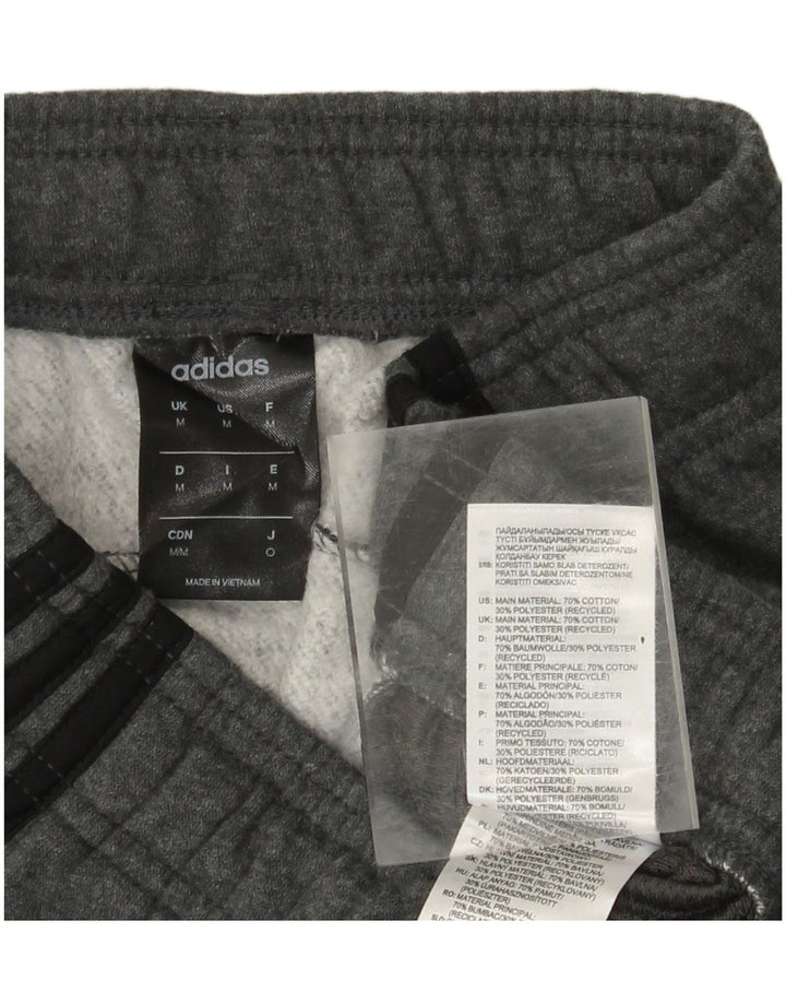 Calças de treino masculinas ADIDAS joggers algodão cinza médio