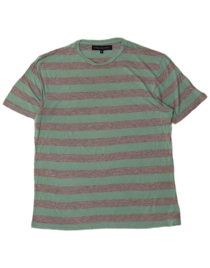Camiseta masculina French Connection Top médio verde viscose