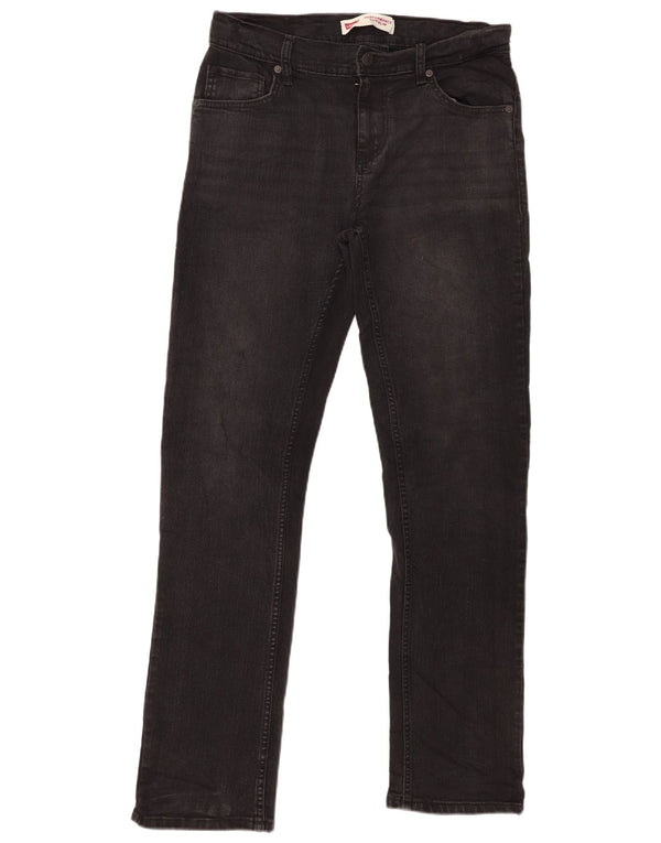 Levi's Meninos 511 Slim Jeans 15-16 Anos W29 L31 Algodão Preto