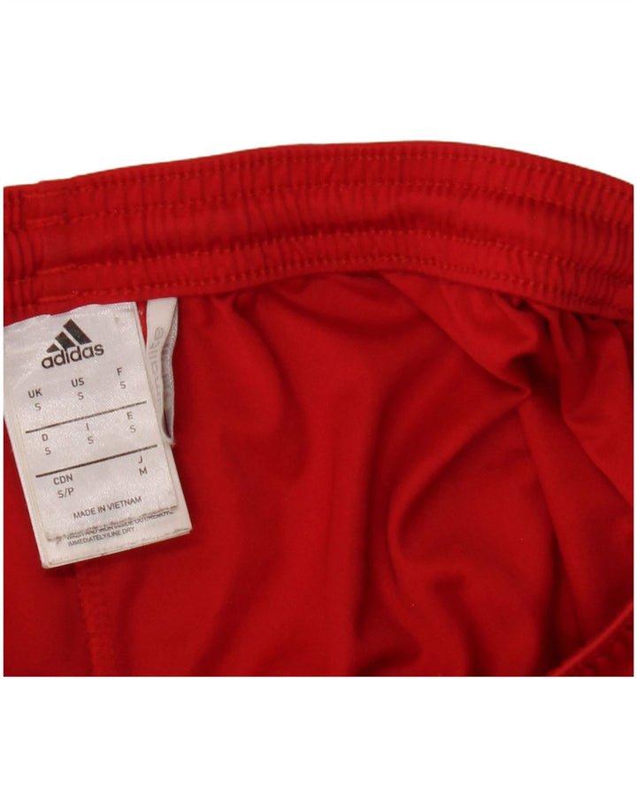 Adidas Masculino Climalite Sport Shorts Pequeno Poliéster Vermelho