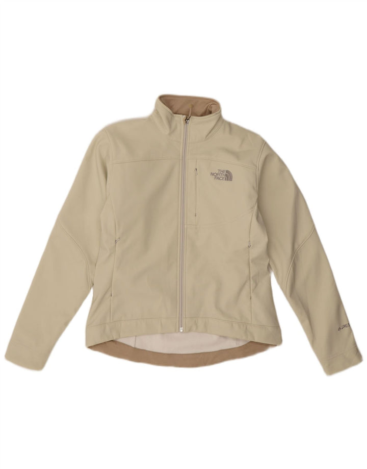 Jaqueta de treino feminina The North Face UK 10 poliéster bege pequeno
