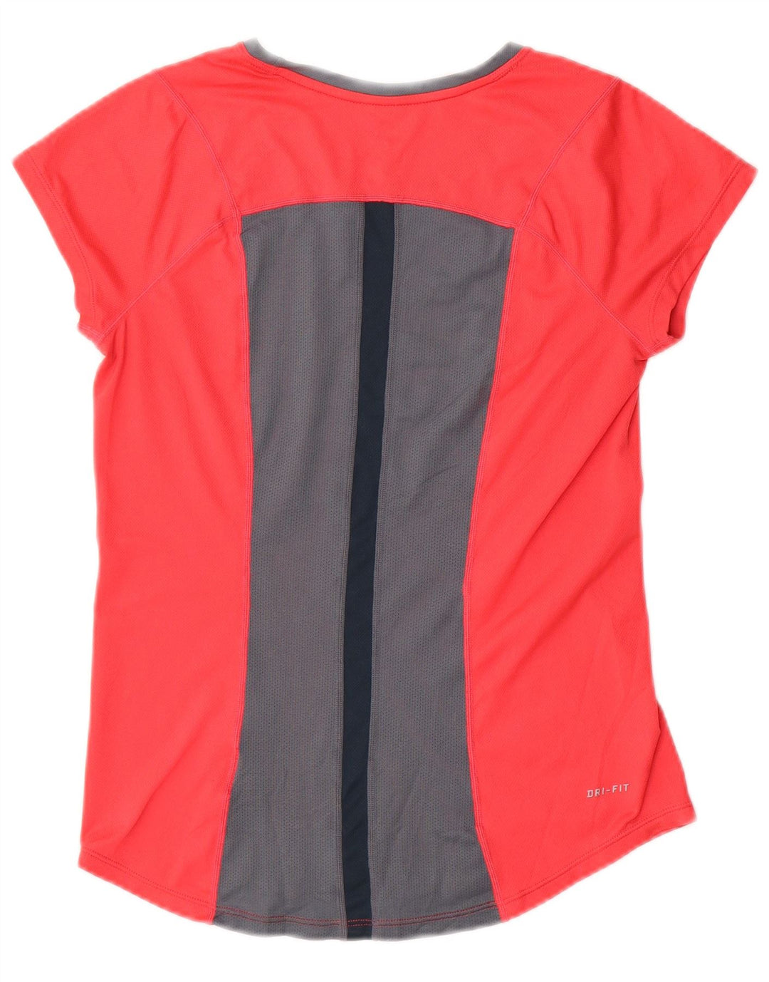 Camiseta feminina Nike Dri Fit UK 12 Medium Red Colourblock