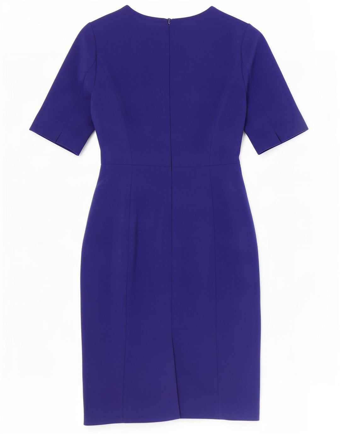 Vestido bainha feminino Hobbs UK 10 pequeno azul poliéster