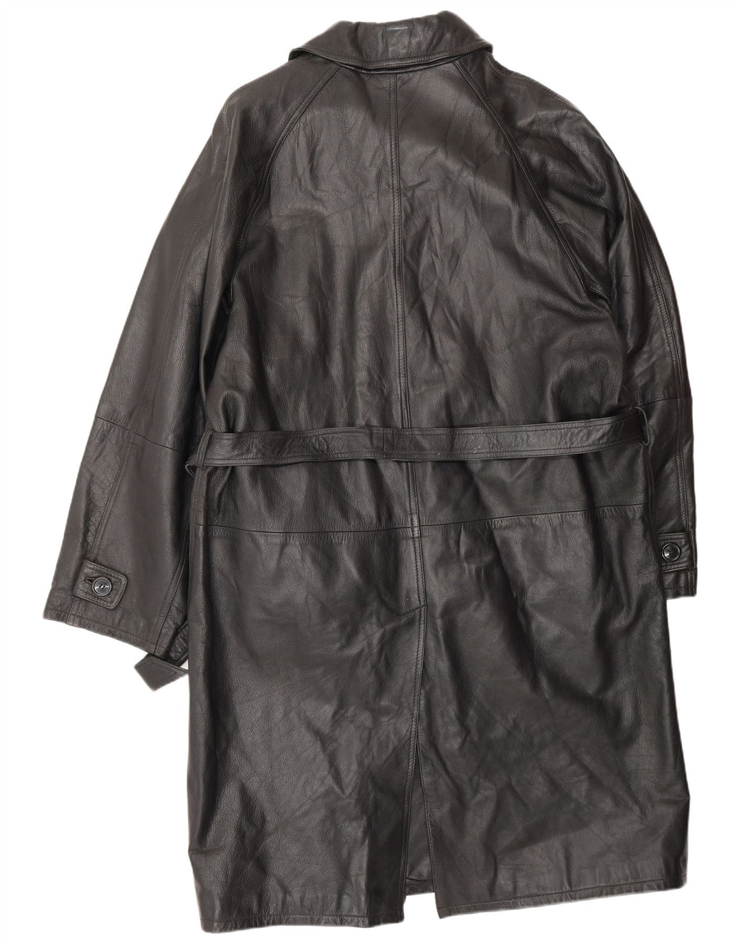 Casaco de couro masculino VINTAGE IT 52 XL couro preto