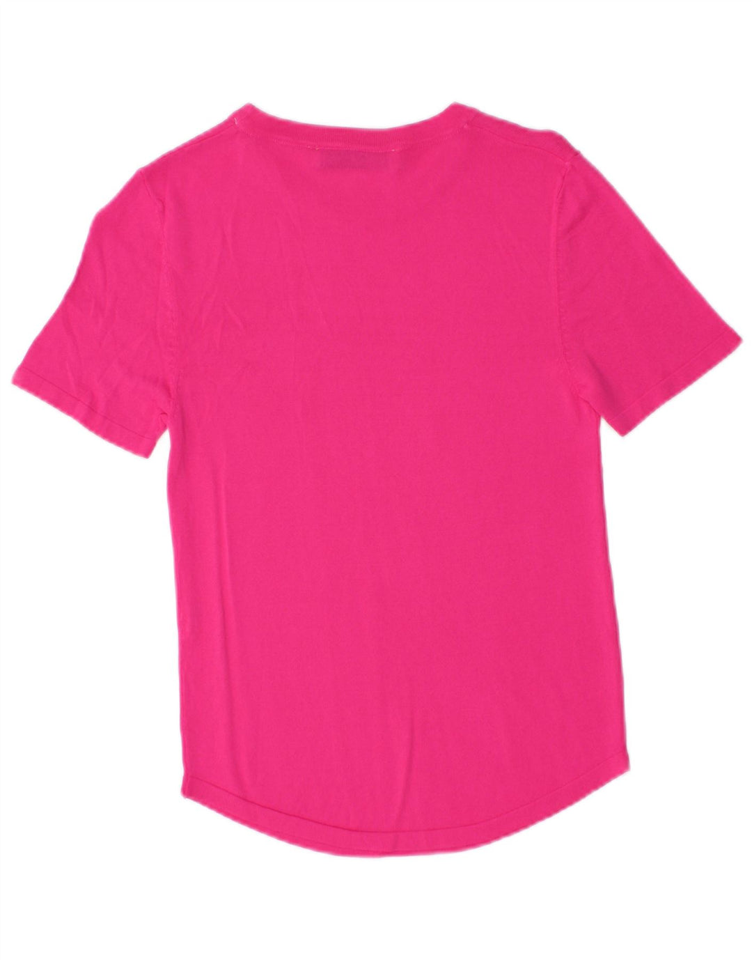 Camiseta feminina Zara UK 8 pequena rosa