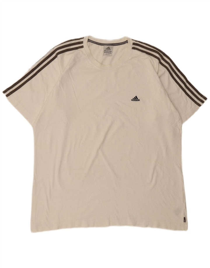 Camiseta masculina ADIDAS Top 2XL algodão branco