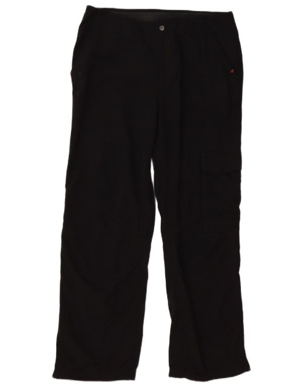 Calça cargo reta masculina The North Face grande W34 L31 nylon preto