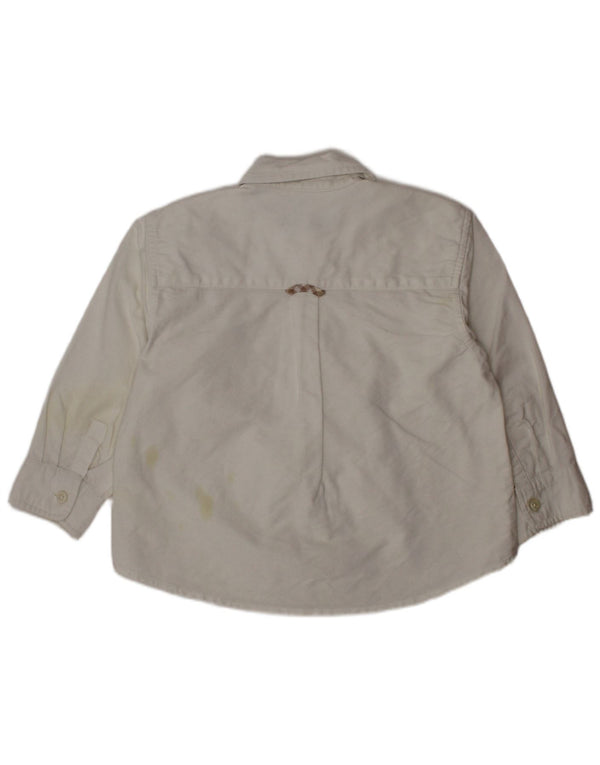 Camisa BURBERRY para meninos de 18 a 24 meses de algodão branco