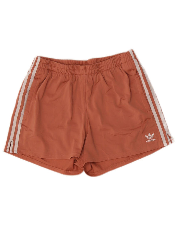 Shorts esportivos femininos Adidas UK 14 poliéster rosa médio