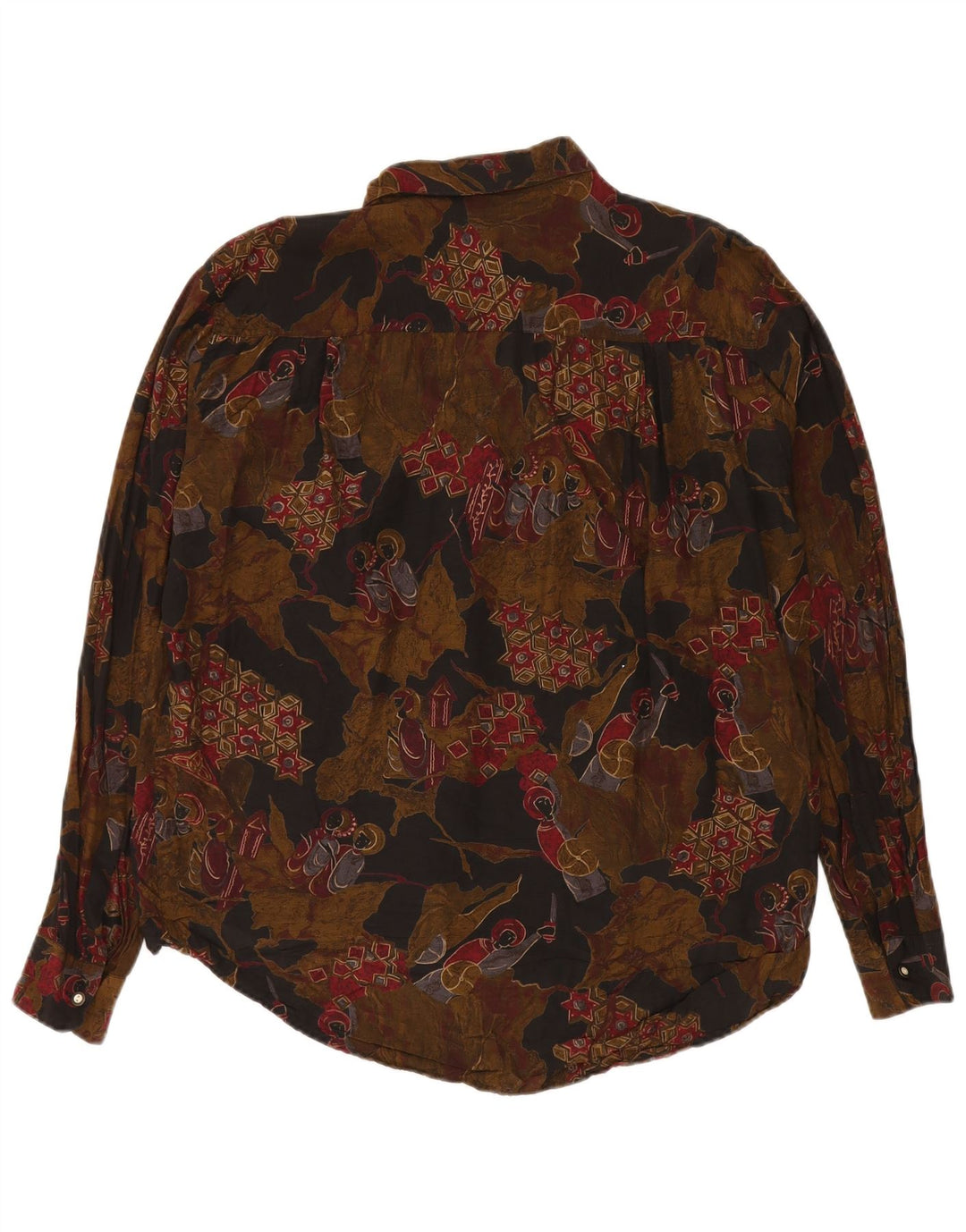 Camisa masculina Gianni La Scala grande floral multicolorida