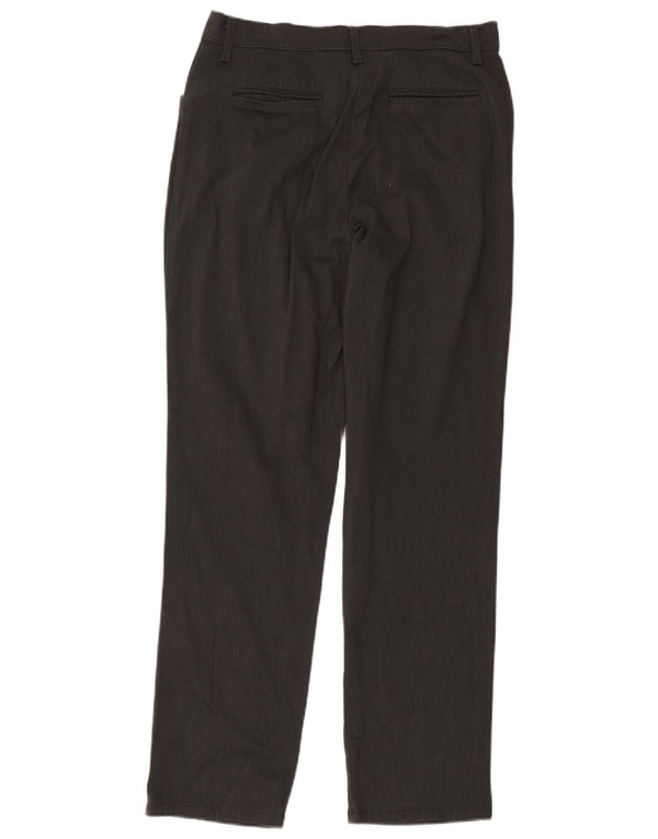Lee Calça masculina reta casual média W30 L31 algodão cinza