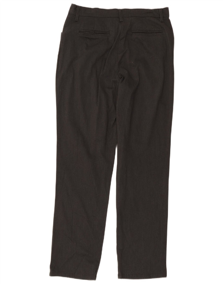 Lee Calça masculina reta casual média W30 L31 algodão cinza