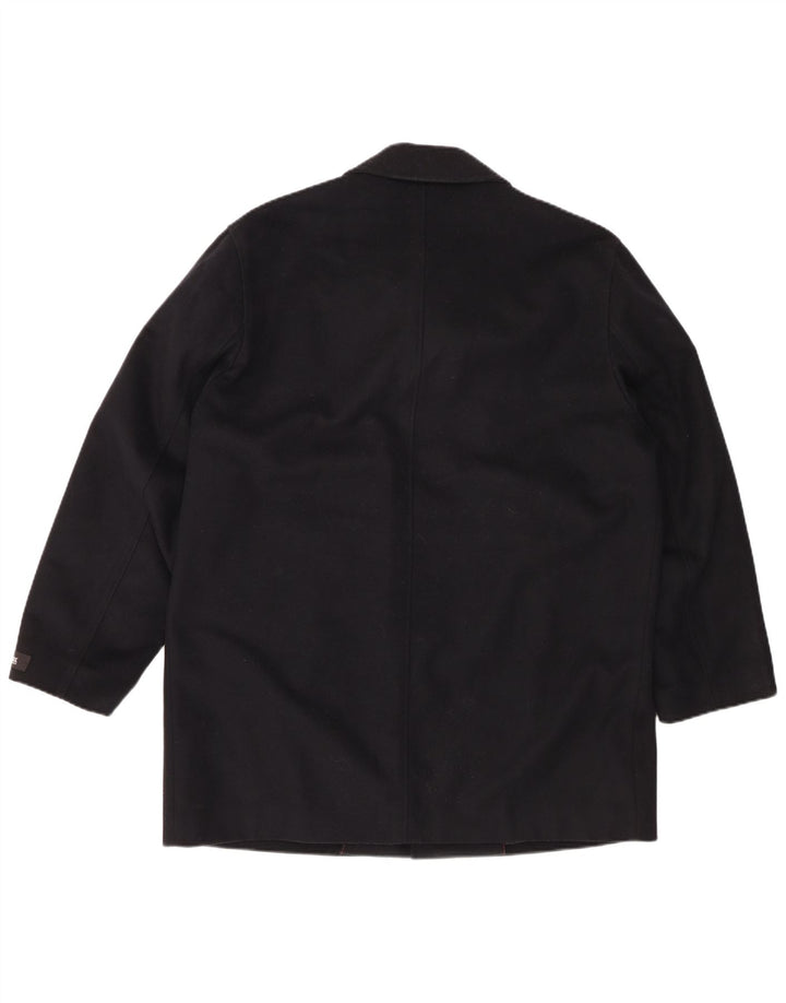 Sobretudo masculino ODERMARK EU 50 grande lã virgem azul marinho