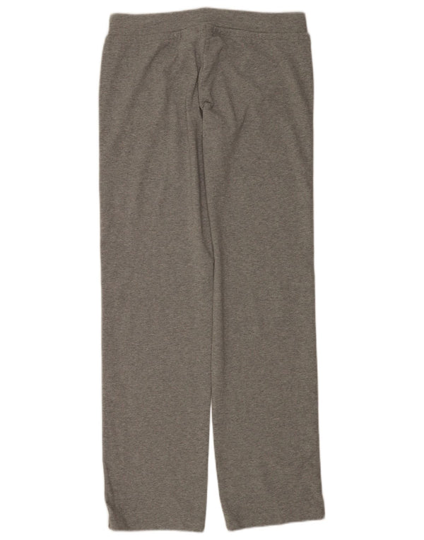 Calça de treino feminina Nike UK 14 cinza médio manchado de algodão
