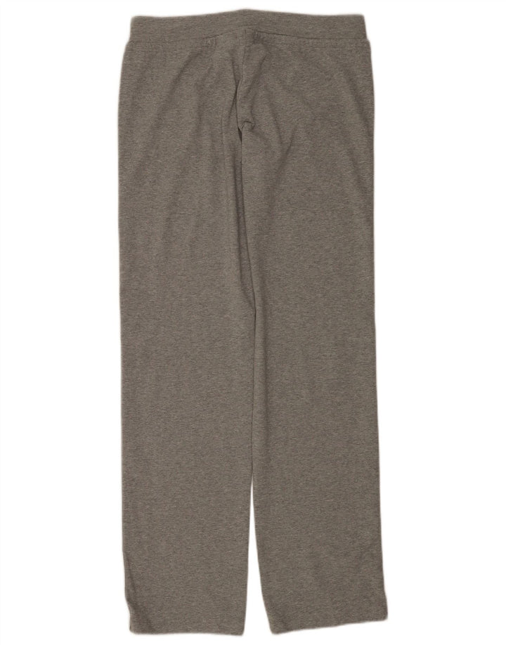 Calça de treino feminina Nike UK 14 cinza médio manchado de algodão