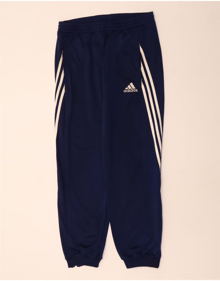 Calça de treino masculina Adidas médio azul marinho poliéster