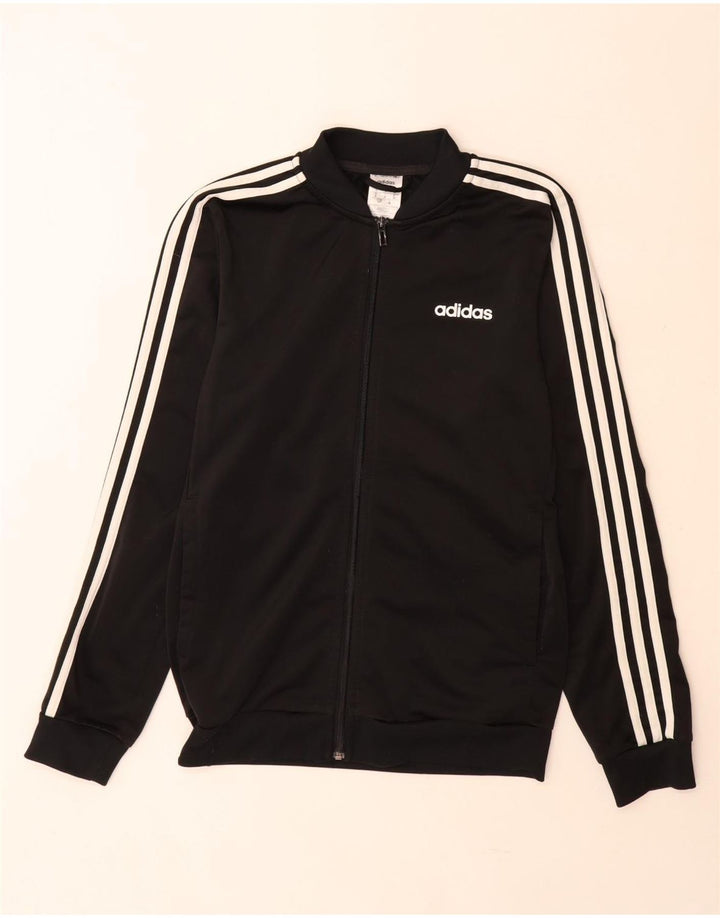 Adidas Mens Treino Top Jacket Pequeno Poliéster Preto
