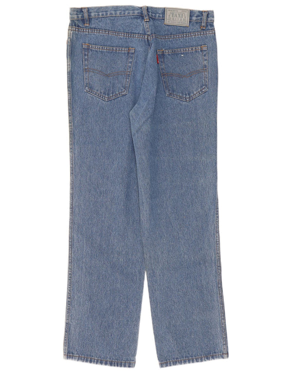 Jeans retos masculinos vintage IT 52 XL W36 L30 algodão azul