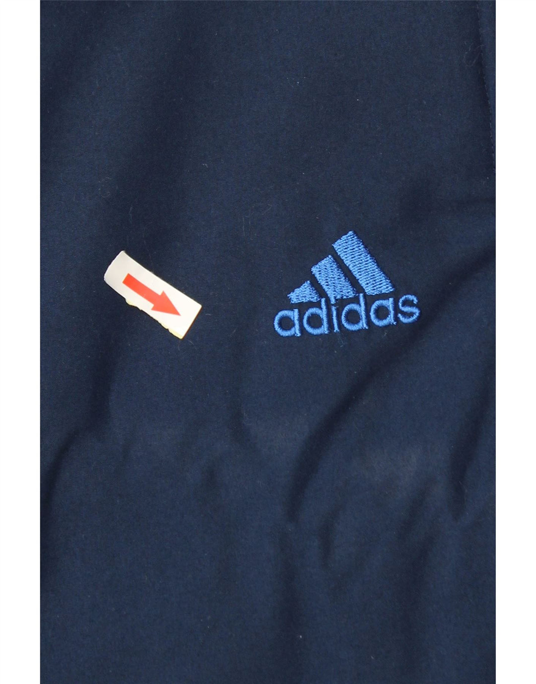 Calças de treino Adidas meninos 13-14 anos azul marinho colorblock poliéster