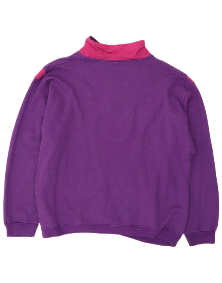 Campagnolo moletom gráfico masculino oversized jumper UK 16 grande roxo