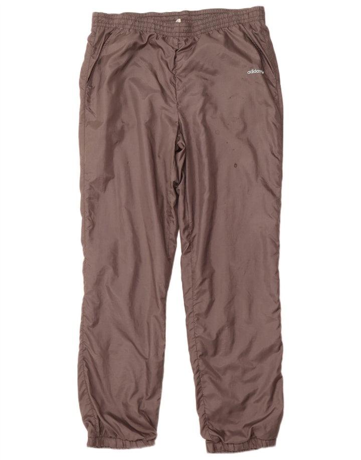 Calças de treino masculinas ADIDAS joggers grandes cinza