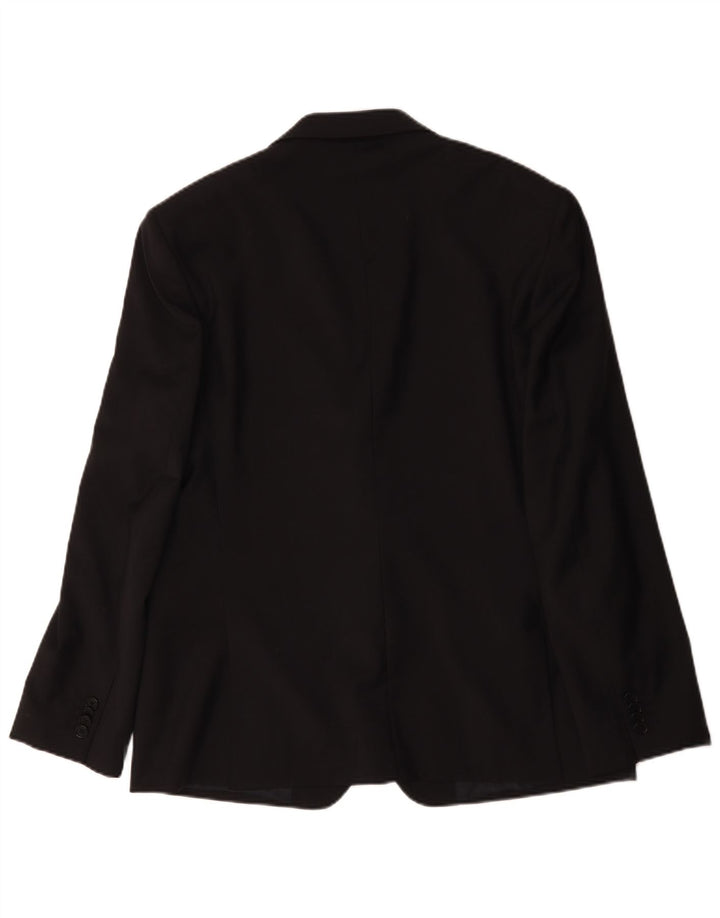 Jaqueta Blazer Masculina Ferre com 2 Botões IT 54 2XL Lã Preta