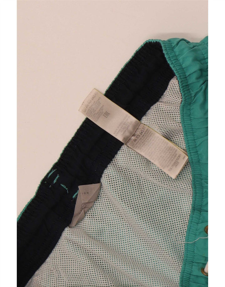 Shorts de natação masculino Marks & Spencer poliéster verde médio